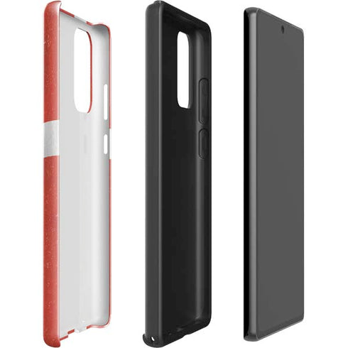 Denmark Flag Distressed Galaxy Note20 5G Pro Case